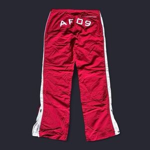 Y2K Vintage Abercrombie Gym Issue Britney Spears Zipper Flare Track Pants